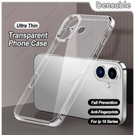 Transparent Ultra-Thin Fall Prevention Phone Case Anti-Fingerprints Not Yellowing All Inclusive Hard