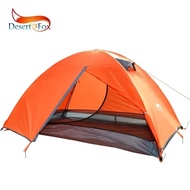 Desert Fox Backpacking Tent 2 Person Double Layer Camping Tent 4 Seasons Waterproof Breathable Light