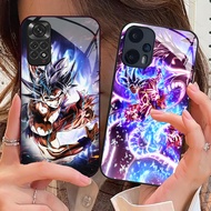 dragon ball  z goku 04 Tempered Glass Phone Case For Xiaomi Redmi 12 4G 13C Note 13 pro plus 12 12S 