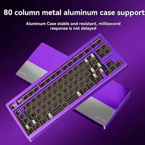 80% Keyboard Aluminum Case Customized Ke80 Wooting 80HE Holy80 Keyboard Shell for Gaming Office Mech