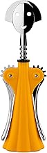 Alessi Anna G. AM01 DY - Design Corkscrew, in Thermoplastic Resin and Chrome-Plated Zamak, Yellow