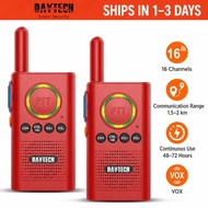 DAYTECH Walkie Talkie Wireless Office/Elderly/Kids/Home Intercom System Communication 16 Channel Two