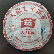 大益茶7592 普洱茶   - 2011年 -   普洱茶  熟茶    /  357克