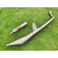 knalpot Bravo RC100 Stainless RMS Racing Exhaust powerBM