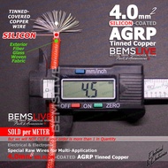 4.0mm Squared AGRP Silicon-Coated Tinned Copper Wire High Temperature Electrical Electronic Stranded