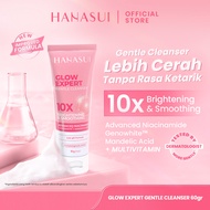 Hanasui Glow Expert Gentle Cleanser New Improved Formula - Sabun Cuci Muka Foam Cerah & Kurangi Kusa