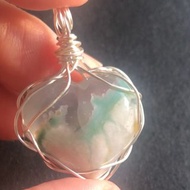 天然櫻花瑪瑙吊咀 天然櫻花瑪瑙 原石 水晶 擺設 flower crystal