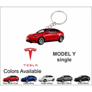 tesla model y model-y model_y 2D KEYCHAIN