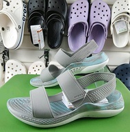 รองเท้าแตะผู้หญิง รองเท้ารัดส้น Crocs LiteRide Marbled slide  รองเท้าครอส์ผู้หญิง รองเท้า crocs wome