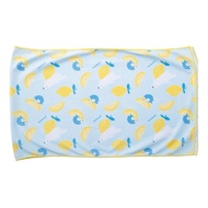 日本 LIV HEART - 抗UV水涼感巾(附收納袋)-檸檬企鵝 (30x100cm)