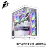 1STPLAYER MI8 ATX 電競機箱｜強化玻璃全景透視｜支援10風扇/360水冷/425mm長顯卡（白色）
