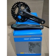 Crank 2 Dual Speed Gear MTB Bike Shimano Deore m4100 26 36T arm 170 Front Chainwheel BB Hollowtech 2