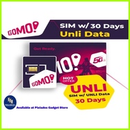 ✢ ◷ ✆ GOMO Sim Unlimited Data 30days