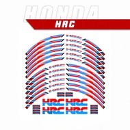 Motorcycle Outer rim stickers wheels film border reflective decals tire For Honda  HRC CBR250RR CBR4