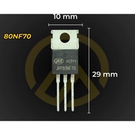 PS - MOSFET 80NF70 JRX80NF70 60V 120A TO-220 ORIGINAL ELECTRIC BIKE CONTROLLER