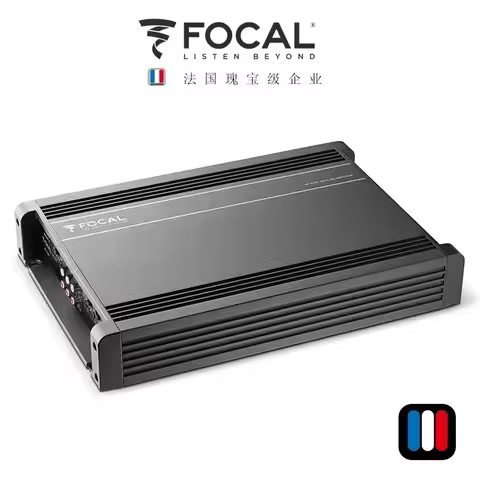 Focal AP-4340 Car Amplifier 4 Channel 70Wx4 Class AB High Power Auto Audio Amp 2 Ohm Stable for Car