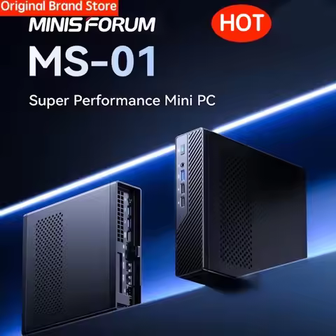 24Hrs Shipping! Minisforum MS-01 Mini PC Intel Core i5-12600H/i9-13900H,vPro Enterprise Support DDR5
