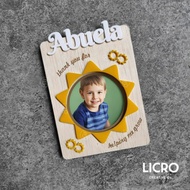 WOODEN FRAME PHOTO MAGNET WOODEN PHOTO