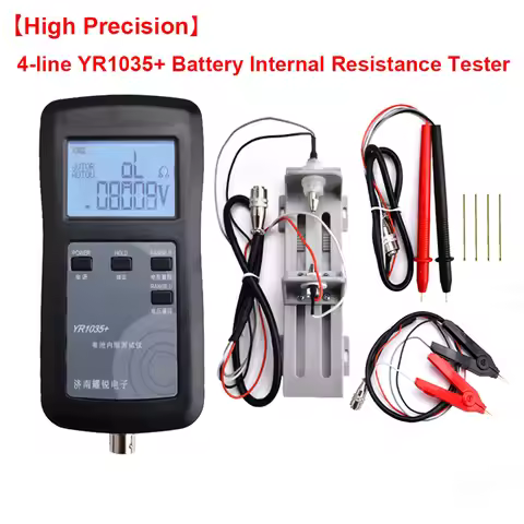 4 Line YR1035+ Battery Internal Resistance Tester 18650 Battery Voltage Tester 0~100V High-precision