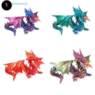 FS Auspiciousrui 3D Printed Dragon Mech Wing Dragon Ornament 3D Flying Dragon Rotatable Articulated 