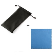 1pc Glasses Bag and 1pc Glasses Cleaning Cloth