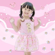 Arpanet girl Dress/Pink Bear/Size 3 Has Flaws