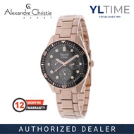 Alexandre Christie Lady AC-6442BFBGPBA Chronograph Quartz Watch (100% Original &amp; New)
