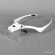 Headband Magnifier Eyewear 1X 1.5X 2X 2.5X 3.5X Glasses Magnifier Foldable Magnifying Glass With LED