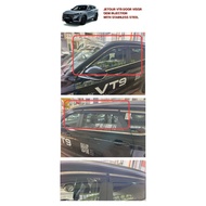Jetour VT9 Stainless Steel Lining Door Visor Injection