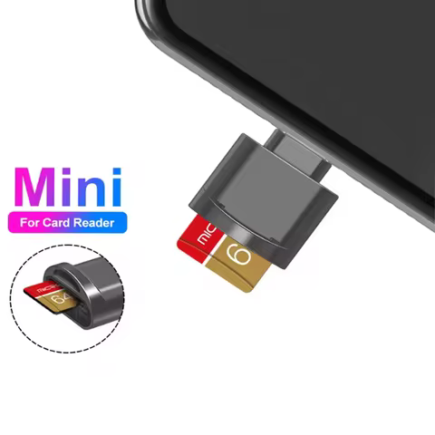 2pcs MINI SD TF Card Apple Card Reader Suitable For iPhone iPadConnectionExternal Expansion Memory C