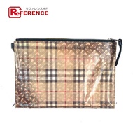 博柏利 (BURBERRY) 標誌格紋 TB 手拿包