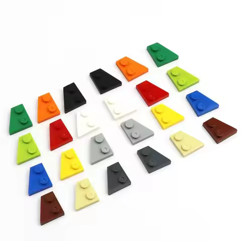20pcs Wedge Plate 2 x 2 Left and Right MOC Parts 24299 24307 Replace Accessory for Building Blocks B