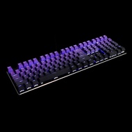 【YMDK/Stocks】OEM 108 122 Keycaps | Shine Through Backlit Double Shot Dyed PBT | Purple Black Gradient Keycap | 61 For Cherry MX Switches Mechanical Keyboard | Keychron 61 87 104 GK61X RK61 Laptop