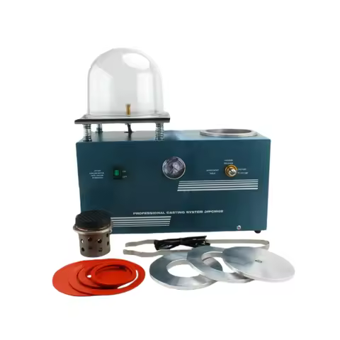Stainless Steel Jewelry Tools Equipment 2L 4L Wax Cast Casting Metal Melting Gold Melting Furnace Je