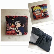 NARUTO กระเป๋าเงินเด็กชายกระเป๋าสตางค์เด็กผู้หญิงกระเป๋าสตางค์อะนิเมะญี่ปุ่นและสไตล์เกาหลีผู้ชายกระเป๋าสตางค์ใบสั้น PU กระเป๋าเงินลายการ์ตูนนักเรียน