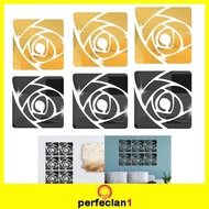 [Perfeclan1] DIY Rose Pattern Acrylic Mirror Wall Sticker for