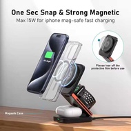 IPHONE Wireless Charger 3in1 Foldable Apple Watch AirPods ZEBRONICSiphone