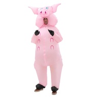Halloween Christmas Costume Adult Pink Pig Costume Funny Costume Even cosplay Inflatable Costume