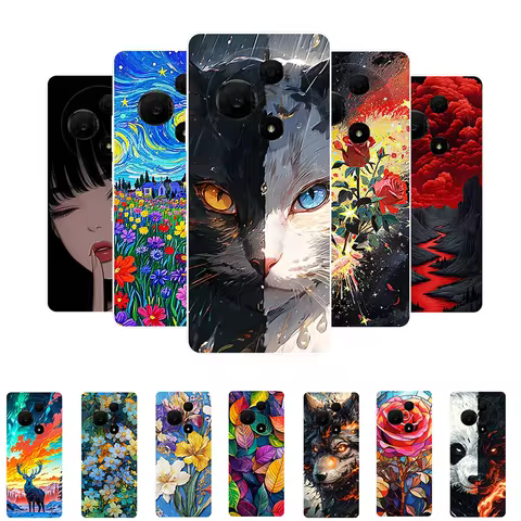Case For TCL 60 NxtPaper 4G Cover Lovely Cat Soft Silicone Shockproof Bumper For TCL 60NxtPaper TCL6
