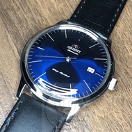 [Watchwagon] Orient FAC0000DD0 2nd Generation Bambino Classic Automatic Men's Watch Blue Dial Black Leather Band 40.5mm