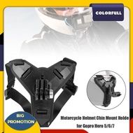[Colorfull.sg] Motorcycle Helmet Chin Strap Mount for GoPro Hero 9 8 7 5 OSMO Action Xiaomi Yi Action Camera Accessories