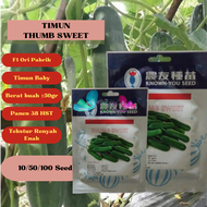 BENIH Timun THUMB SWEET Repack 100 & 170 Biji KYS ORI Gambas Panjang Hibrida