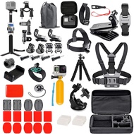 อุปกรณ์เสริมสําหรับกล้อง Action สําหรับ GoPro HERO 12 11 10 สําหรับ Xiaomi Yi Insta360 X4 X3 ชุดสายค