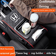 Car Armrest Box Pad Multifunctional Cup Holder Car Tissue Box Height Increasing Pad Car Interior Lea