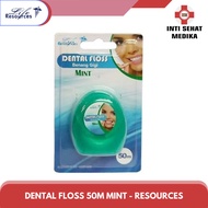 Dental Floss Mint 50m Benang Gigi Life Resources