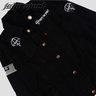 jaket jeans pria jaket jeans jaket denim black BMTH - 017