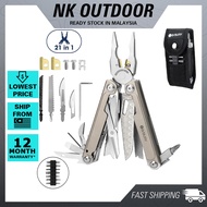 Bibury Plier Multitool Pro V2 Titanium (21-in-1) Great Leatherman, Victorinox, Roxon, Nextool EDC To
