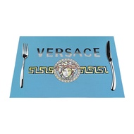 Versac Custom Table Placemats PVC Woven Art Washable Table Placemats for Party Buffet Dinner Decorations