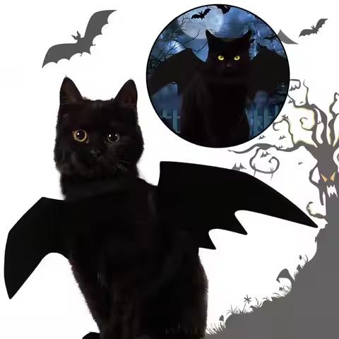 Cat Clothes Bat Wings Halloween Cute Pet Costume Cosplay Wings Cat Cat Supplies Dog Pet Bat Costumes