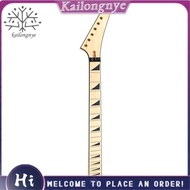 【kailongnye】24 Frets Guitar Neck Maple Fingerboard with String Lock Jackson Right Head for 6-String Electric Guitar Neck Replacement